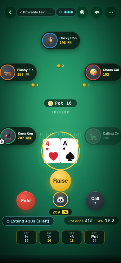 Texas Hold’em · Gameplay